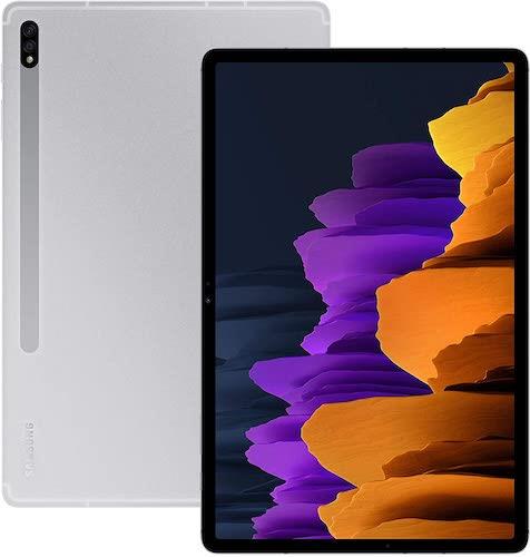 Samsung Galaxy Tab S7+ With S Pen 128GB WiFi + 5G Mystic Silver Refurbished Pristine