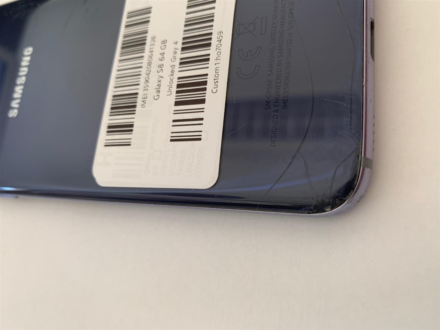 Samsung Galaxy S8 64GB Orchid Grey Unlocked Used