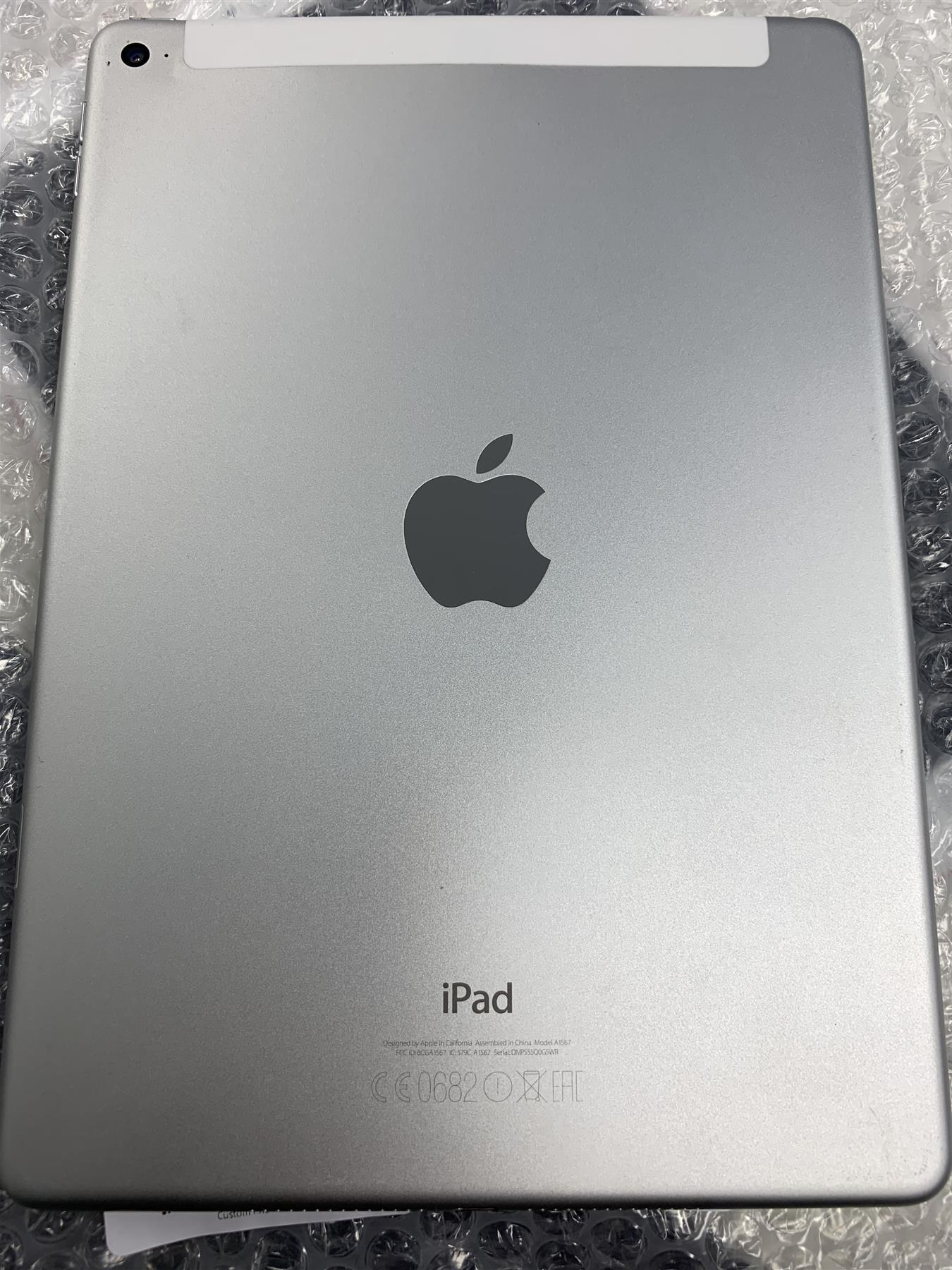 Apple iPad Air 2 64GB WiFi 4G Silver Unlocked - Used