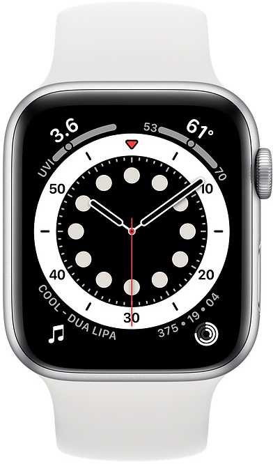 Apple Watch Series 6 GPS+Cellular - 44mm White Aluminium Refurbished Pristine