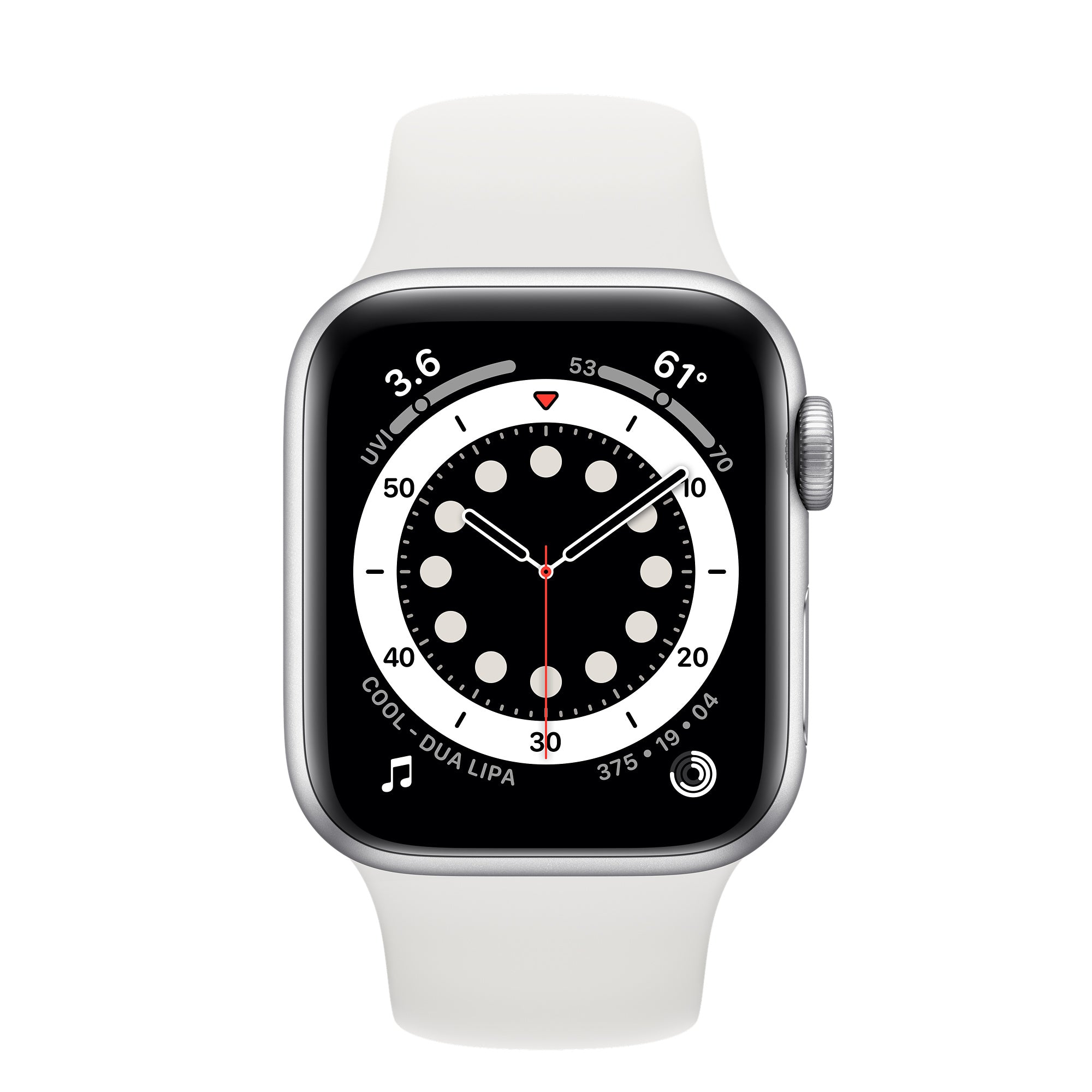 Apple Watch Series 6 GPS - 40mm Silver Aluminium Refurbished Excellent