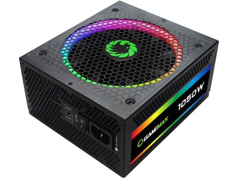 GameMax RGB 1050W Modular Power Supply 80 Plus Gold