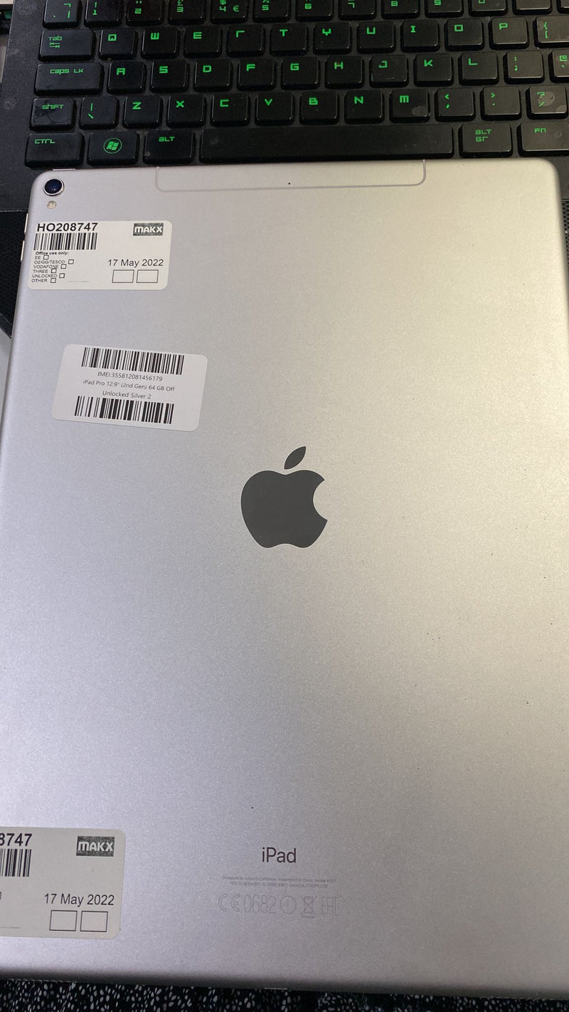 Apple iPad Pro 12.9 (2017) 64GB WiFi+data Silver - Used