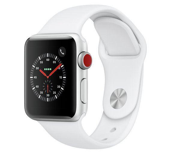 Apple Watch Series 3 GPS + Cellular, 38mm Silver Aluminium Case Refurbished Pristine