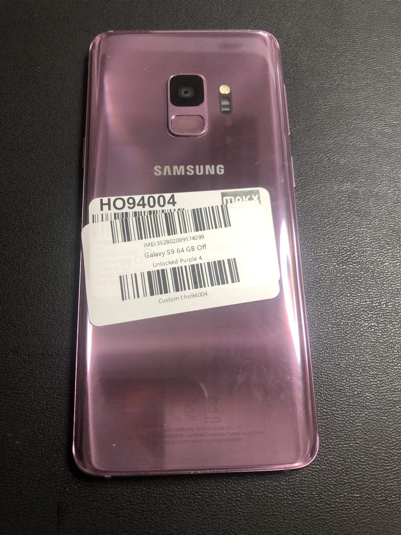 Samsung Galaxy S9 64GB Lilac Purple - Used