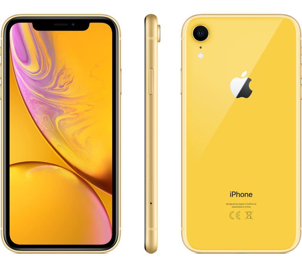 Apple iPhone XR 128GB Yellow Unlocked Refurbished Good