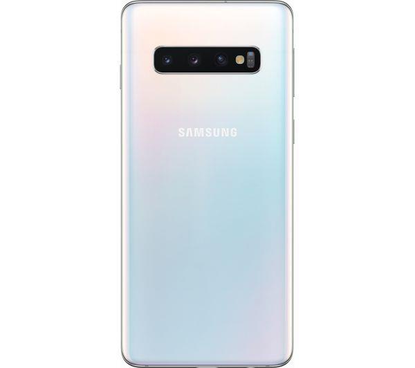 Samsung Galaxy S10 Plus 128GB Prism White Unlocked (Ghost Image) Refurbished Good