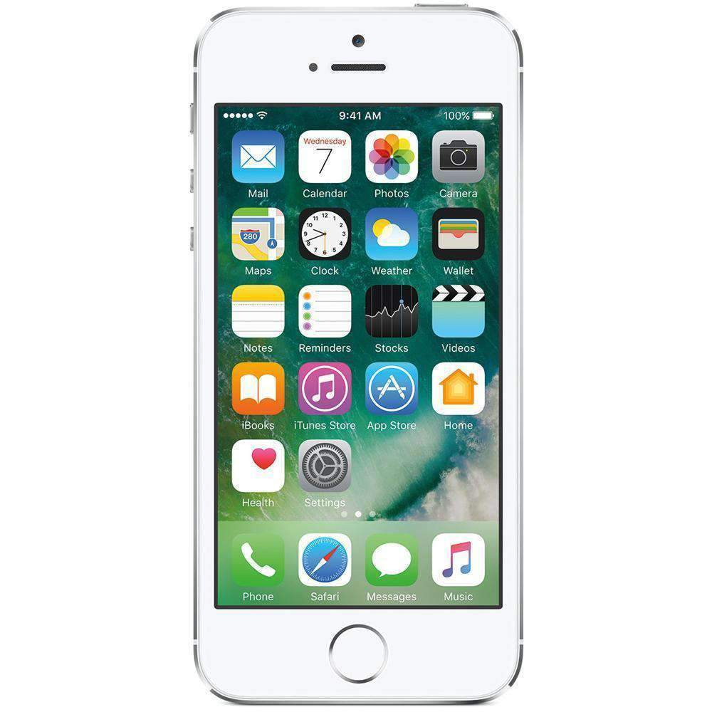 Apple iPhone 5S 16GB Silver Unlocked - Refurbished Excellent Sim Free cheap
