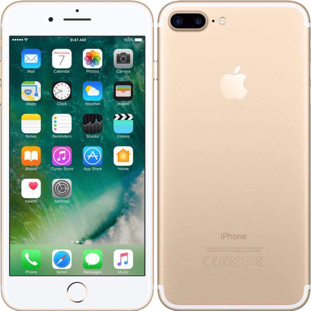 Apple iPhone 7 Plus 128GB Gold (O2 Locked) - Refurbished Excellent Sim Free cheap