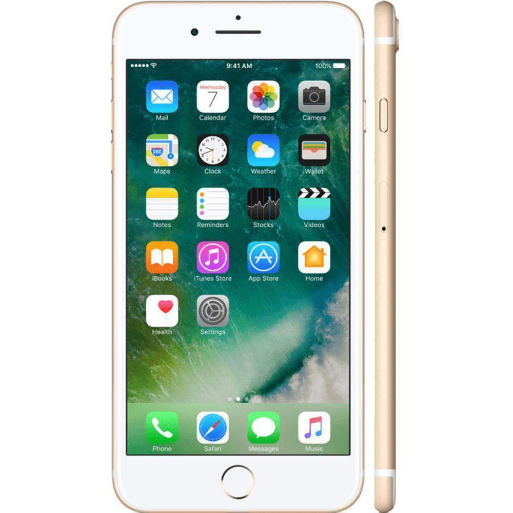Apple iPhone 7 Plus 128GB Gold (O2 Locked) - Refurbished Excellent Sim Free cheap