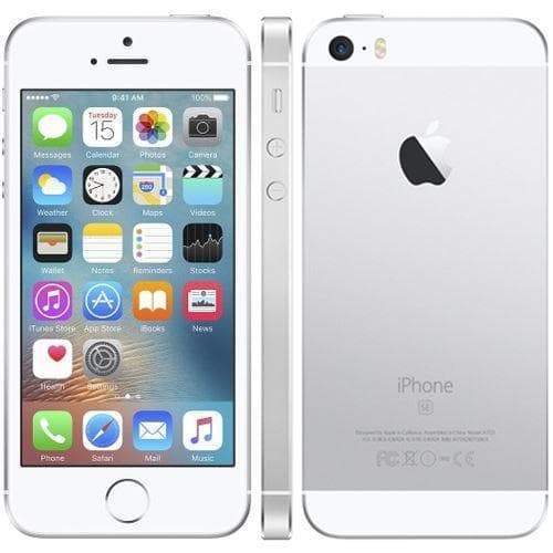 Apple iPhone SE 64GB, Silver (Unlocked) - Refurbished