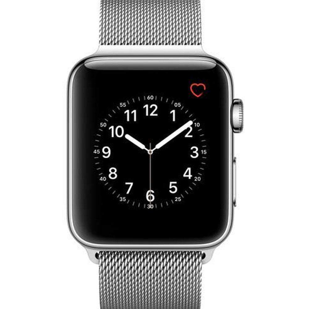 Apple Watch Series 2 Smartwatch 42mm Silver Stainless Steel Case - Refurbished Excellent Sim Free cheap