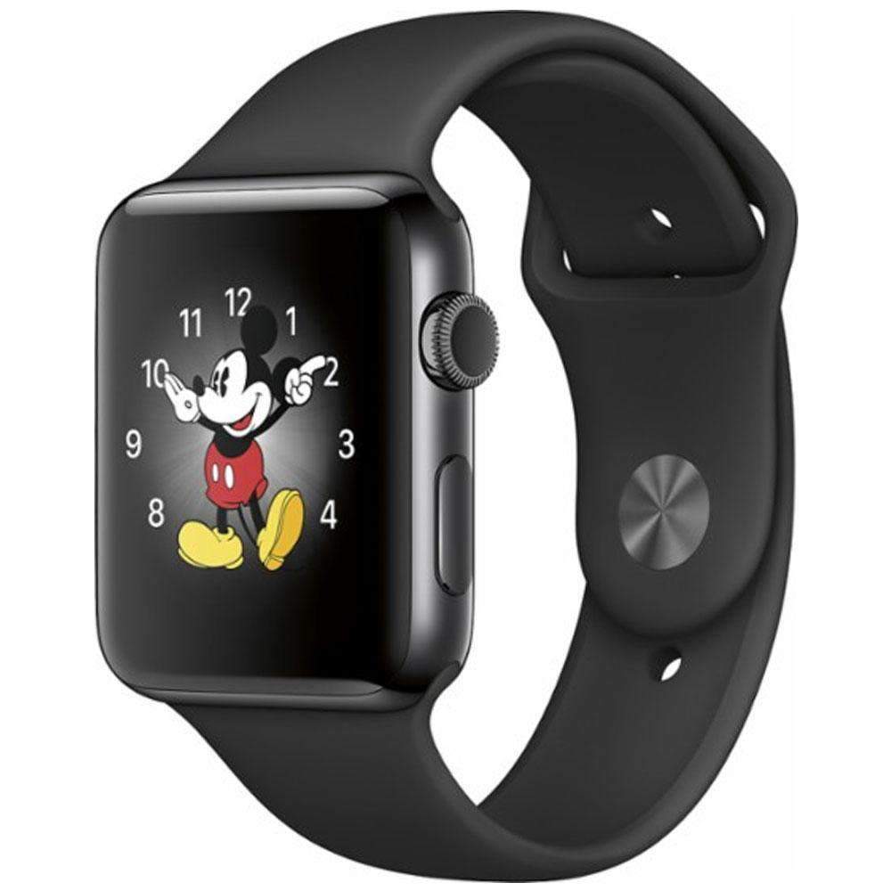 Apple Watch Series 2 Smartwatch 42mm Space Black Stainless Steel Case - Refurbished Excellent Sim Free cheap
