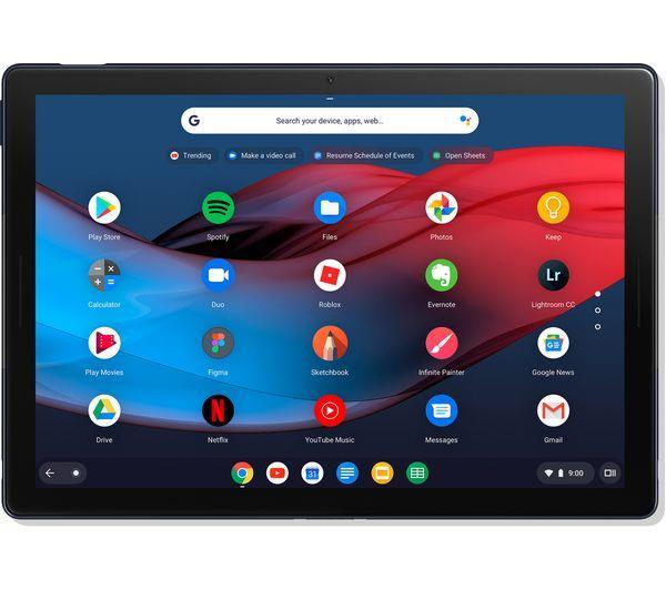 Google Pixel Slate Tablet 12.3, 128GB Midnight Blue Refurbished Good