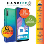 Huawei P40 Lite E 64GB, Aurora Blue Unlocked Refurbished Pristine