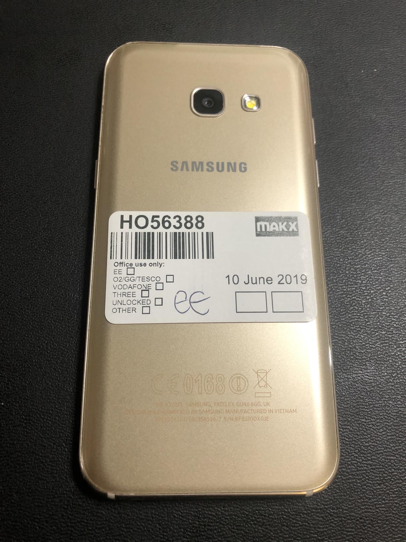 Samsung Galaxy A3 (2017) 16GB Gold Unlocked - Used