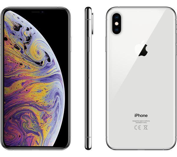 Apple iPhone XS Max 256GB, Silver (EE) Refurbished Pristine