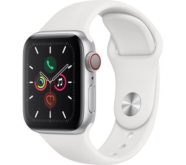 Apple Watch Series 5 GPS + Cellular 44mm Silver Aluminium Refurb Pristine