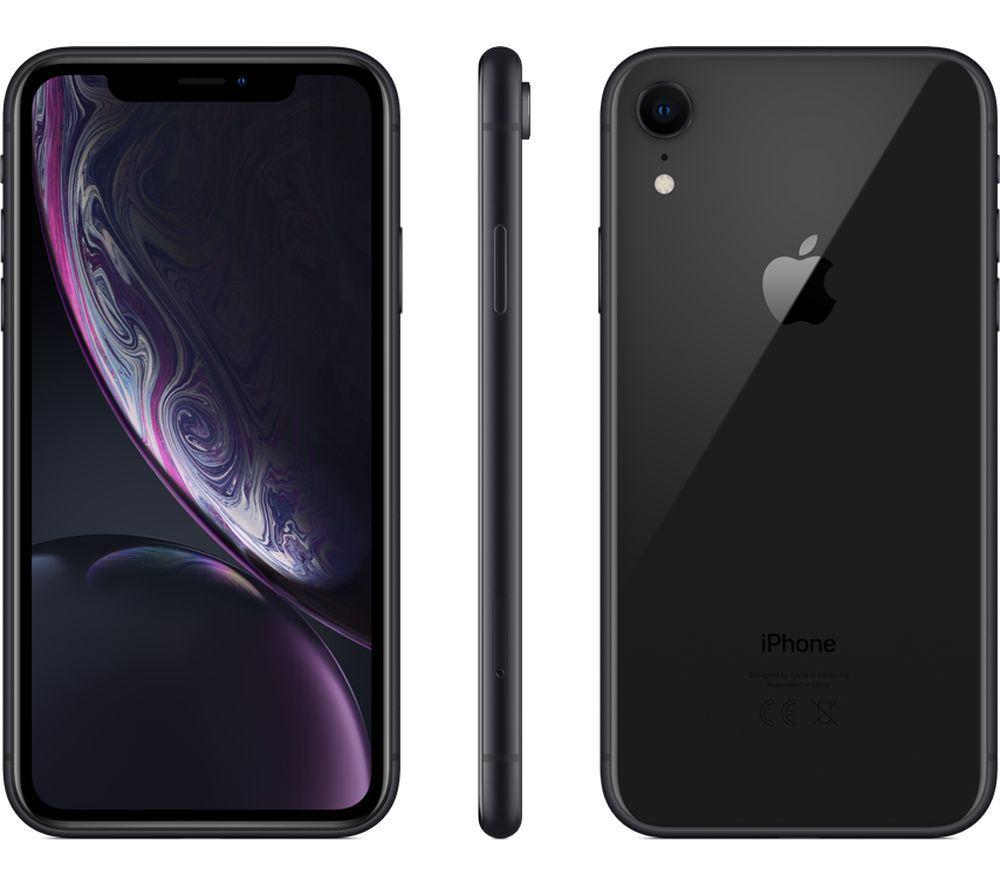 Apple iPhone XR 256GB Unlocked Black Refurbished Good