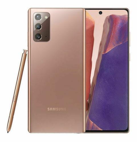 Samsung Galaxy Note 20 256GB Mystic Bronze (5G) Unlocked (Ghost Image) Refurbished Good