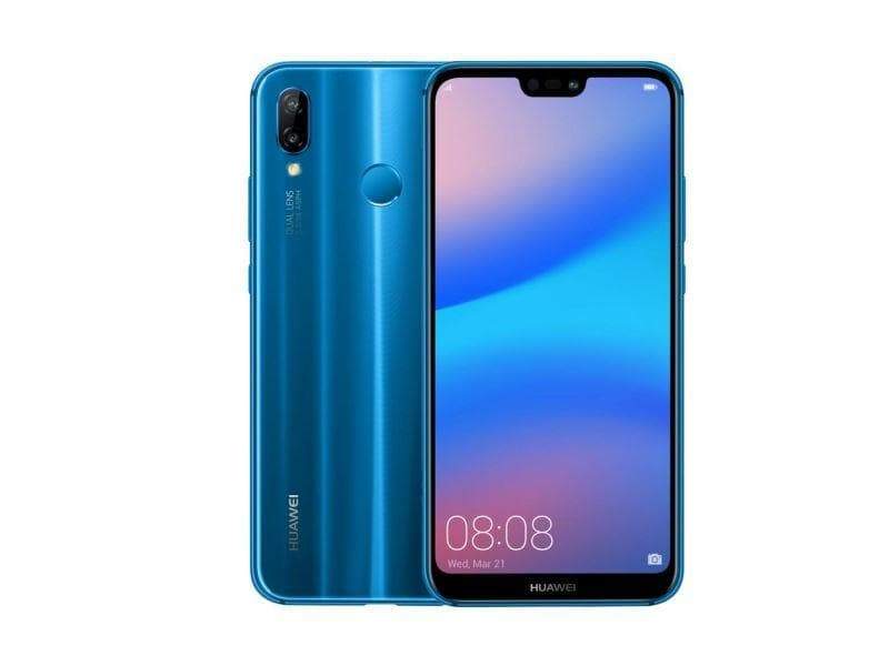 Huawei P20 Lite 64GB, Blue (Unlocked) Refurbished Very Good Sim Free cheap