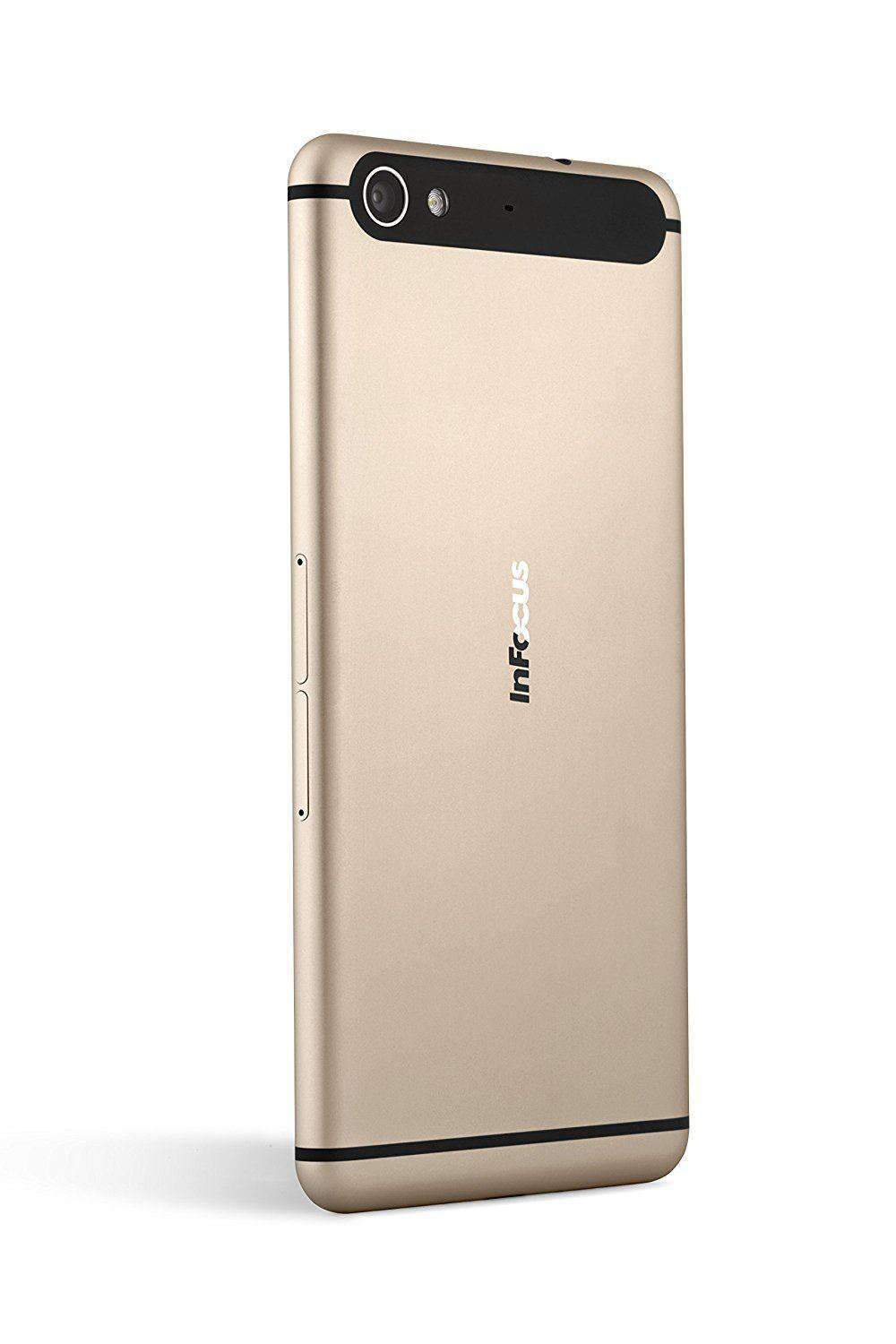 Infocus M808 Dual SIM 5.2" + 16GB Gold Android Refurbished Excellent Sim Free cheap