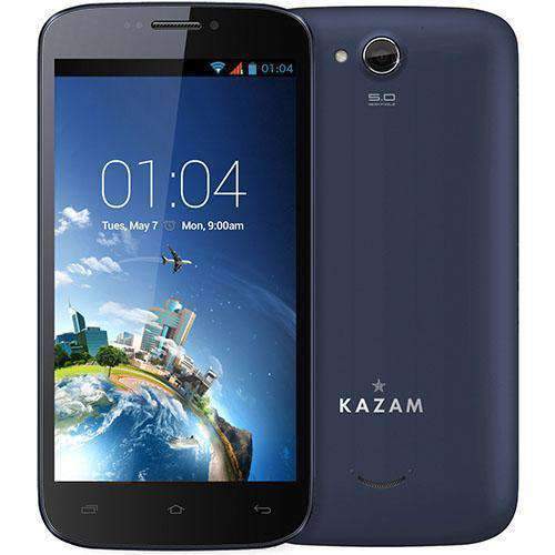 Kazam Trooper Dual SIM X5.5 4GB Blue Unlocked - Refurbished Excellent Sim Free cheap