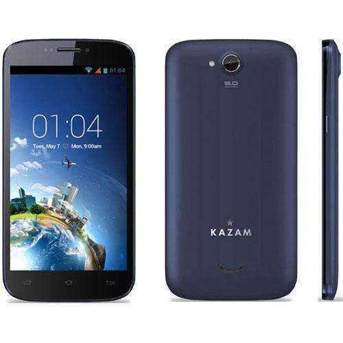 Kazam Trooper Dual SIM X5.5 4GB Blue Unlocked - Refurbished Excellent Sim Free cheap