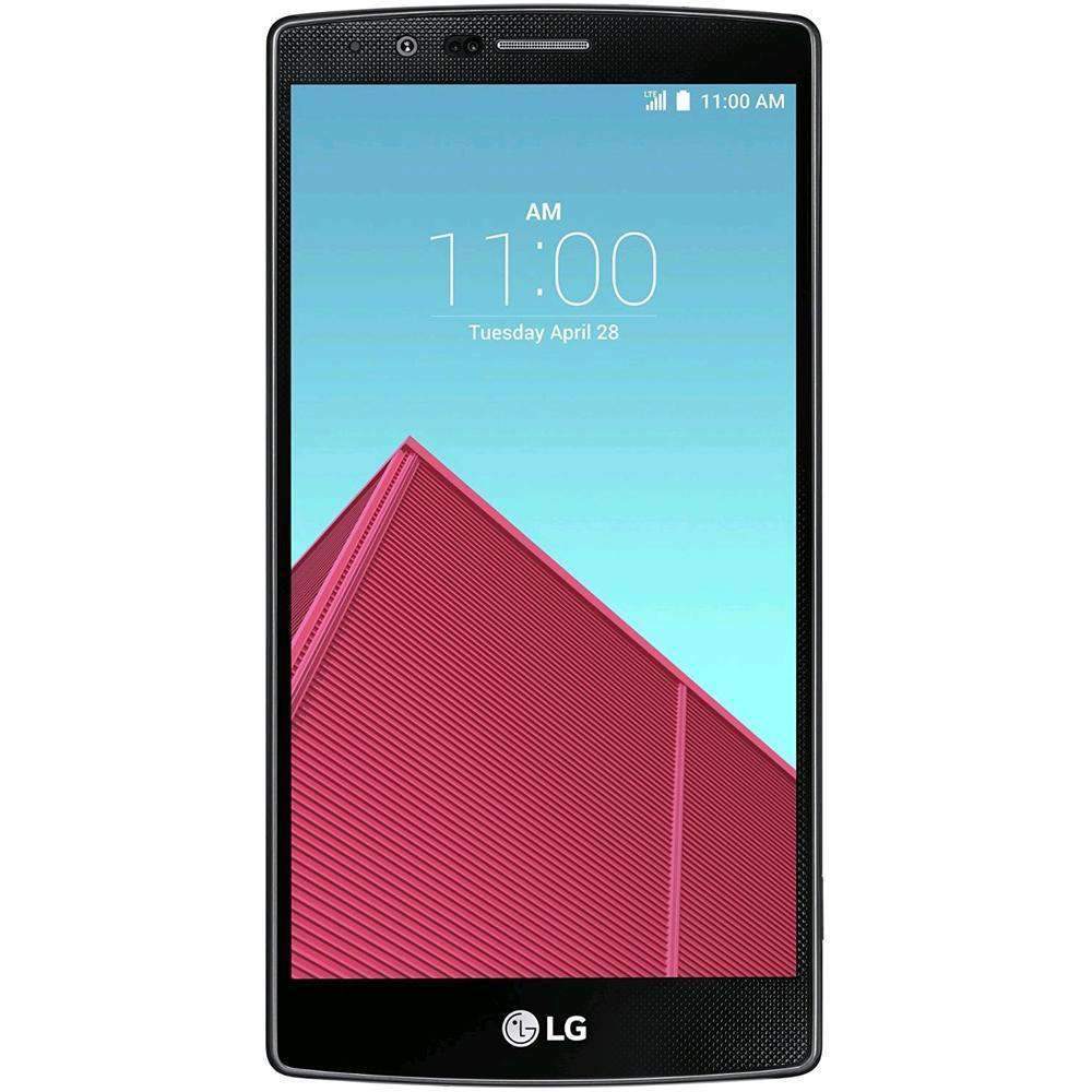 LG G4 32GB Black Leather Unlocked - Refurbished Very Good Sim Free cheap