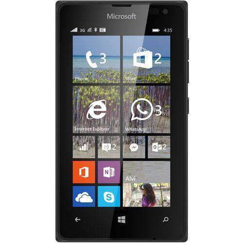 Microsoft Lumia 435 Dual SIM Smartphone Black Unlocked - Refurbished Very Good Sim Free cheap