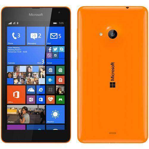Microsoft Lumia 535 8GB Orange Unlocked - Refurbished Very Good Sim Free cheap