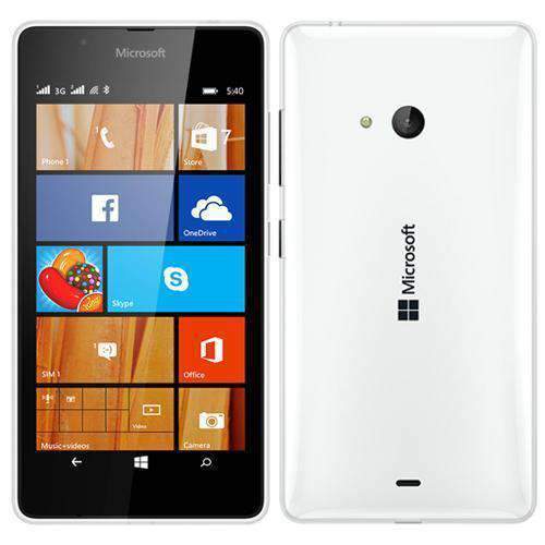 Microsoft Lumia 540 Dual SIM 8GB White Unlocked - Refurbished Very Good Sim Free cheap