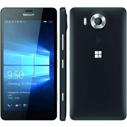 Microsoft Lumia 950 32GB Dual SIM Black (EE Locked) - Refurbished Excellent Sim Free cheap