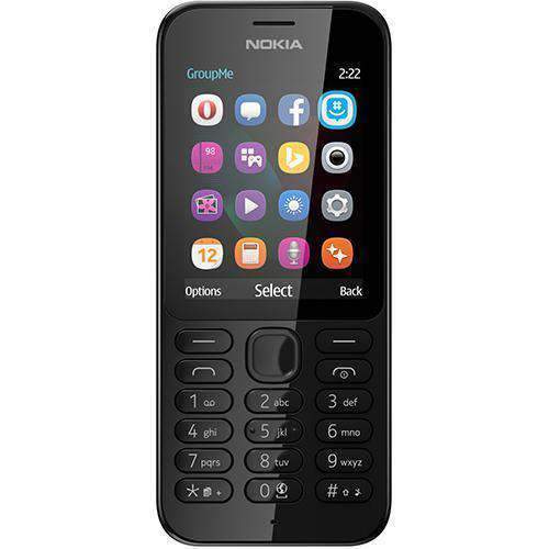 Nokia 222 Black Unlocked - Refurbished Very Good Sim Free cheap