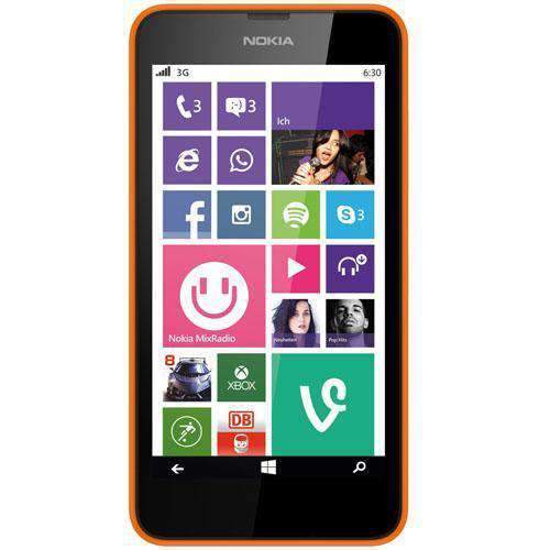 Nokia Lumia 630 8GB Bright Orange Unlocked - Refurbished Very Good Sim Free cheap