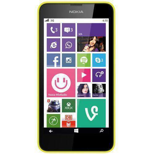 Nokia Lumia 630 Smartphone Yellow- Refurbished Good - UK Cheap