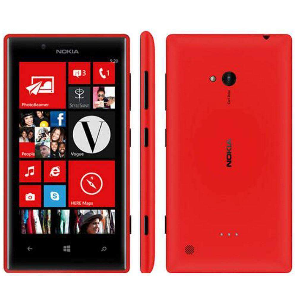 Nokia Lumia 820 8GB Red Unlocked - Refurbished Very Good Sim Free cheap