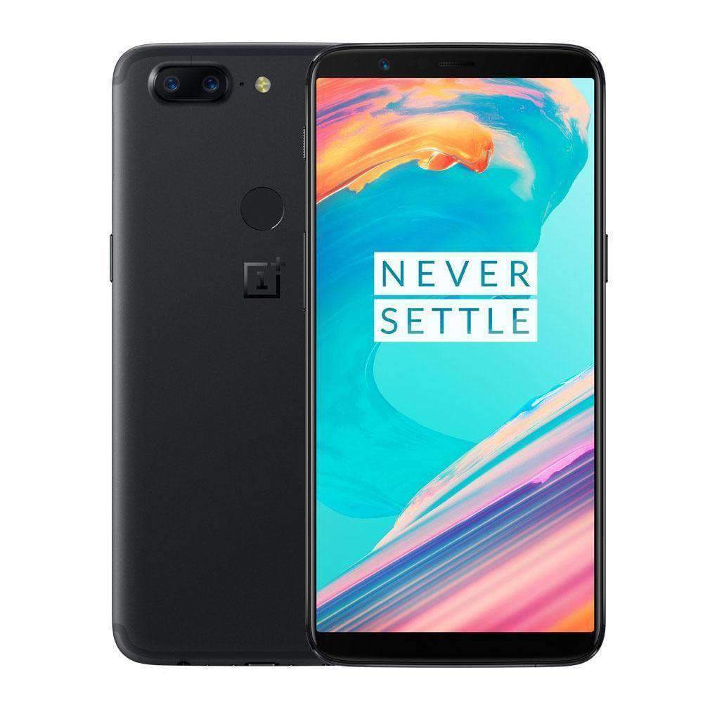 OnePlus 5T 64GB Midnight Black Unlocked - Refurbished Excellent Sim Free cheap