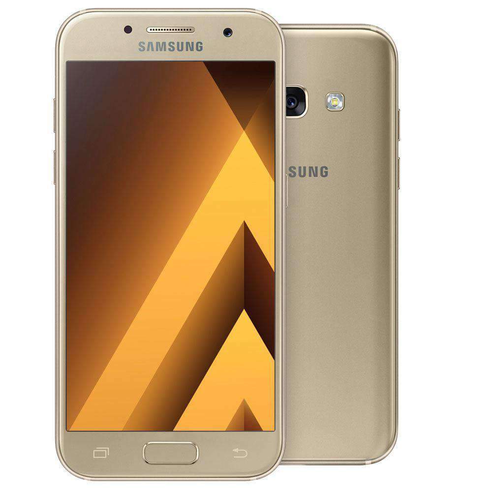Samsung Galaxy A3 (2017) 16GB Gold (O2 UK) - Refurbished Excellent Sim Free cheap