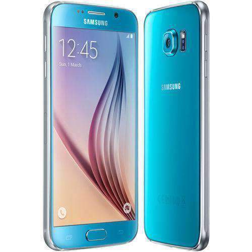 Samsung Galaxy S6 32GB Blue Topaz Unlocked - Refurbished Excellent