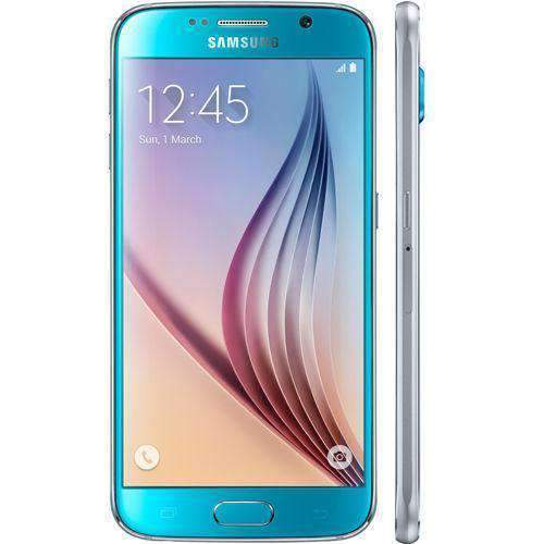 Samsung Galaxy S6 32GB Blue Topaz Unlocked - Refurbished Very Good Sim Free cheap