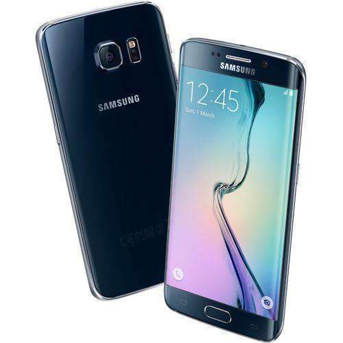Samsung Galaxy S6 Edge 64GB Black Sapphire O2 Locked- Refurbished Very Good Sim Free cheap