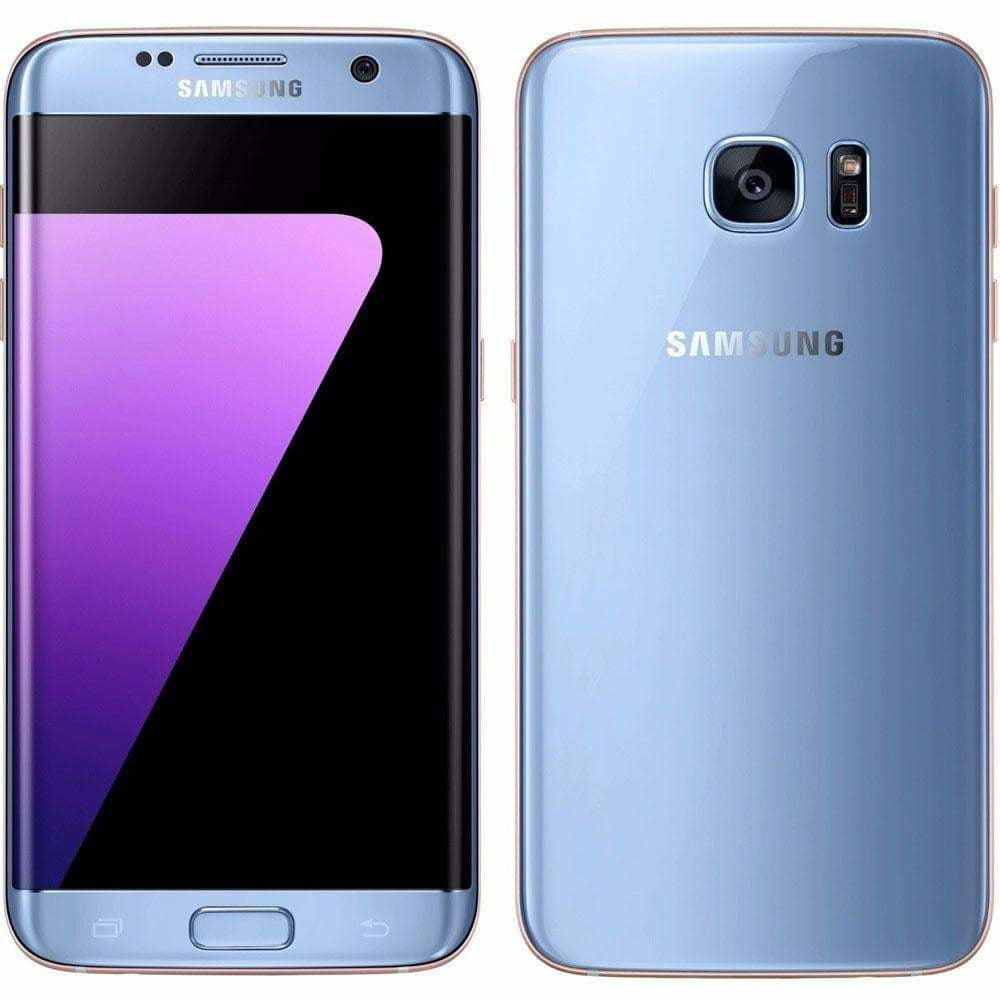 Samsung Galaxy S7 Edge 32GB Coral Blue (O2 Locked) - Refurbished Very Good Sim Free cheap