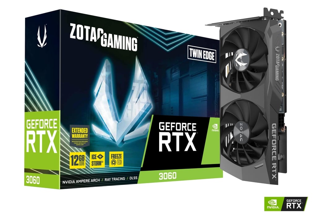 ZOTAC GAMING GeForce RTX 3060 Twin Edge (rev. 1.0) Graphics Card