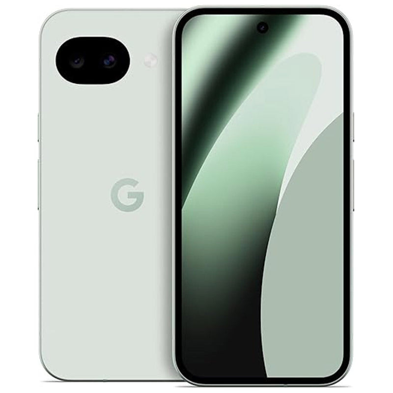 Refurbished Google Pixel 10a 5G smartphone, unlocked and SIM free, showing the device with a sleek design and vibrant display.
