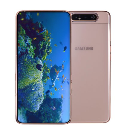 Samsung Galaxy A80 128GB Angel Gold Unlocked Refurbished Good