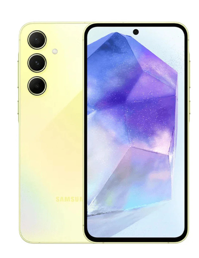 Refurbished Samsung Galaxy A35 5G smartphone with SIM-free capability, featuring a sleek design and vibrant display.