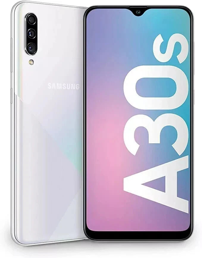 Samsung Galaxy A30S 64GB, White Unlocked Refurbished Good