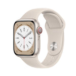 Apple Watch Series 8 45mm GPS, Starlight Aluminum (Generic Band) Refurbished Good
