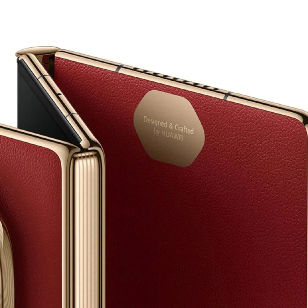 Huawei MATE XT Ultimate tri-fold smartphone with 16GB RAM and 1TB storage in red, unlocked and refurbished, pristine condition